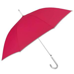 Umbrela ploaie automata baston model clasic rosie imagine