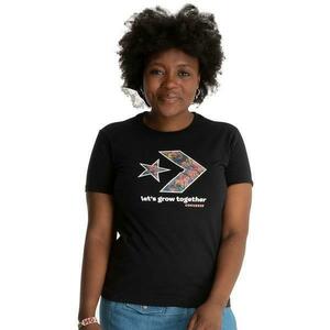 Tricou femei Converse Star Chevron Tee 10024797-001, S, Negru imagine