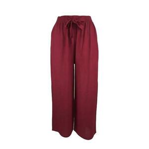 Pantaloni largi, Univers Fashion, , 2 buzunare, rosu, L imagine