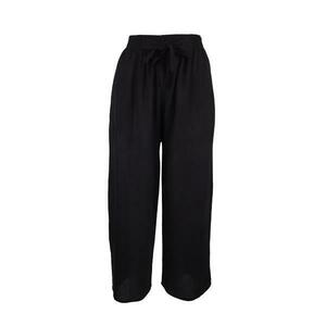 Pantaloni largi, Univers Fashion, , 2 buzunare, negru, S imagine