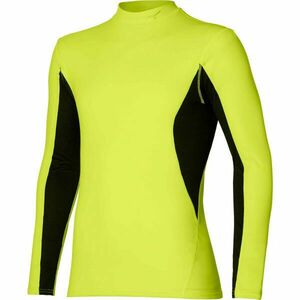 Mizuno MID WEIGHT HIGH NECK Tricou termo cu mâneci lungi bărbați, galben, mărime M imagine