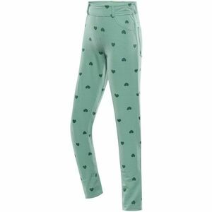 NAX LONGO Pantaloni din bumbac pentru copii, verde, mărime 104-110 imagine