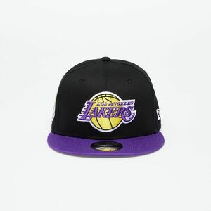 New Era Los Angeles Lakers Contrast Side Patch 9Fifty Snapback Cap Black/ True Purple imagine