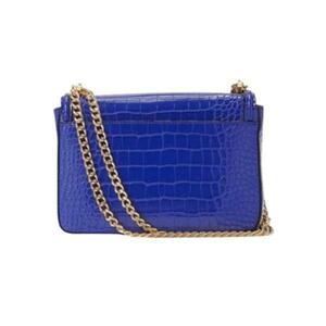 Geanta, Victoria's Secret, The Victoria Medium Shoulder Bag, Sapphire Croc imagine