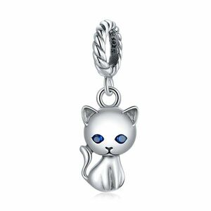 Talisman din argint Cute Kitty imagine