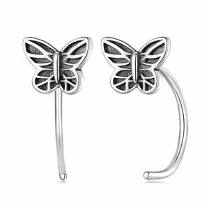 Cercei din argint Tailed Butterflies imagine