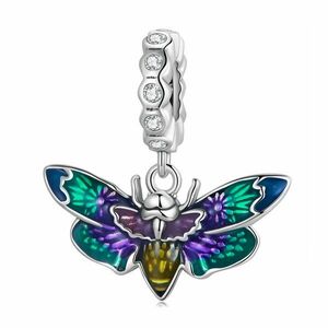 Talisman din argint Rainbow Butterfly imagine