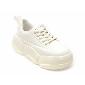 Pantofi EPICA albi, 889, din piele naturala imagine