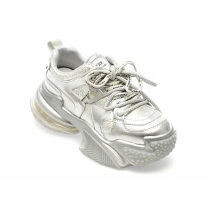 Pantofi GRYXX argintii, 897, din piele naturala imagine