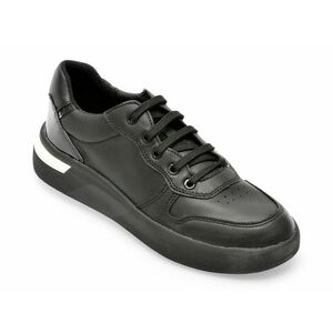 Pantofi GEOX negri, D35QFA, din piele naturala imagine