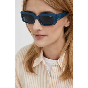 Vogue Eyewear ochelari de soare femei, culoarea albastru marin imagine