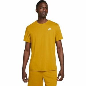 Nike SPORTSWEAR CLUB Tricou bărbați, galben, mărime 2XL imagine