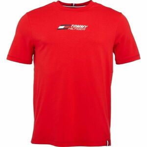Tommy Hilfiger ESSENTIAL BIG LOGO TEE Tricou pentru bărbați, roșu, mărime L imagine