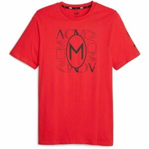 Puma ACM FTBLCORE GRAPHIC TEE Tricou pentru bărbați, roșu, mărime imagine
