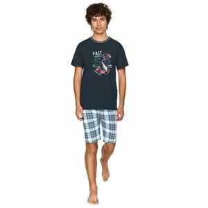 Pijama pentru băieți 2742 Ivan dark blue imagine