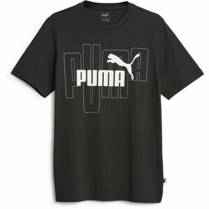 Puma ESS + CAMO GRAPHIC TEE Tricou bărbați, negru, mărime S imagine