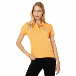 Imbracaminte Femei US Polo Assn USPA Metallic Print Polo Gloaming Orange imagine