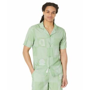 Imbracaminte Barbati NATIVE YOUTH Umbra Button-Up Shirt Green imagine