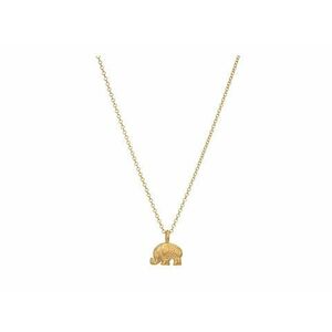 Bijuterii Femei Dogeared Lucky Us Elephant Reminder Necklace Gold Dipped imagine