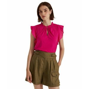 Imbracaminte Femei LAUREN Ralph Lauren Jersey Flutter-Sleeve Top Sport Pink imagine