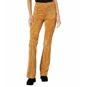 Imbracaminte Femei Blank NYC Faux Suede Patch Pocket Mini Bootcut Pants in Toasted Caramel Toasted Caramel imagine