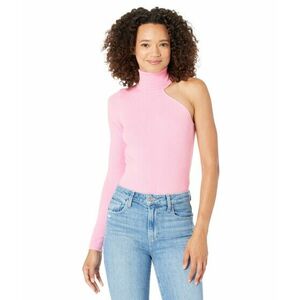 Imbracaminte Femei Bardot Asymmetric Sleeve Knit Top Candy Pink imagine