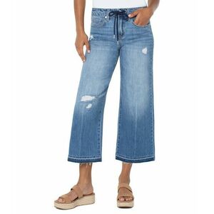 Imbracaminte Femei Liverpool Los Angeles Knit Back Wide Leg Jeans in Glacier Glacier imagine