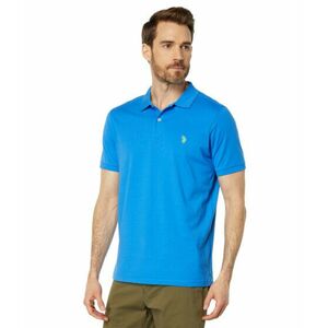 Incaltaminte Barbati US Polo Assn Solid Jersey Polo Shirt Supersonic Blue imagine