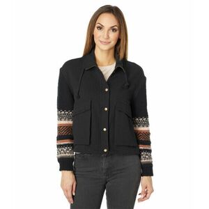 Imbracaminte Femei Saltwater Luxe Drew Long Sleeve Jacket with Sleeve Detail Black imagine