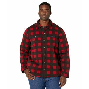 Imbracaminte Barbati LLBEAN Sweater Fleece Shirt Jac Print Regular Buffalo Plaid Garnet imagine