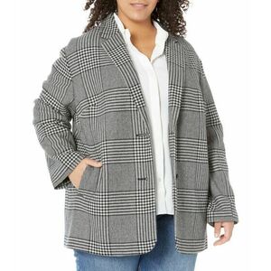 Imbracaminte Femei Madewell Plus Oversized Dorset Blazer in Adkins Plaid Tiarnan Glen Plaid imagine