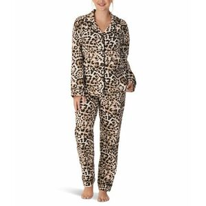 Imbracaminte Femei BedHead Pajamas Long Sleeve Classic PJ Set Charming Cheetah imagine