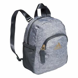 Genti Femei adidas Linear 3 Mini Backpack Jersey GreyOnix GreyWhite imagine