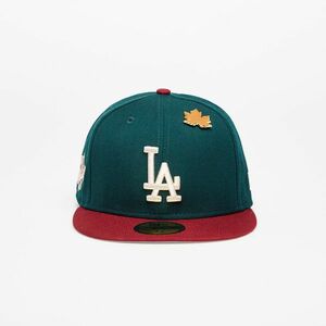 New Era Los Angeles Dodgers Ws Contrast 59Fifty Fitted Cap New Olive/ Optic White imagine