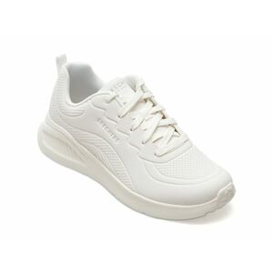 Pantofi SKECHERS albi, UNO LITE, din piele ecologica imagine