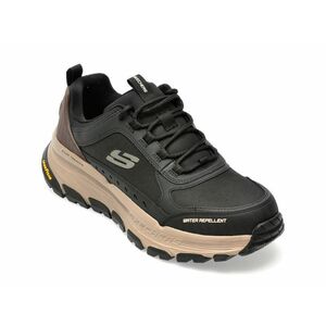 Pantofi SKECHERS negri, D LUX TREKKER, din piele ecologica imagine