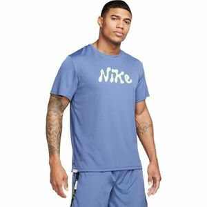 Nike DF UV S72 MILER SS Tricou pentru bărbați, albastru deschis, mărime 2XL imagine