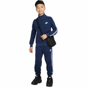 Nike NSW TRACKSUIT POLY TAPED FZ Set trening copii, albastru închis, mărime XL imagine