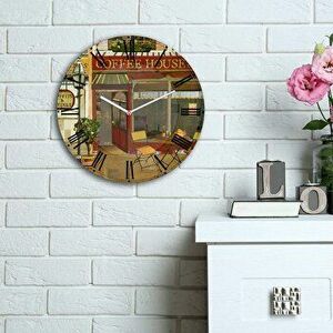 Ceas decorativ de perete Home Art, 238HMA6157, Multicolor imagine