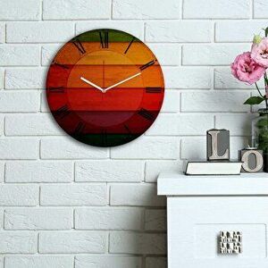 Ceas decorativ de perete Home Art, 238HMA6133, Multicolor imagine