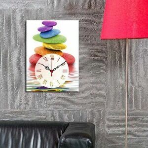 Ceas decorativ de perete Clockity, 248CTY1607, Multicolor imagine