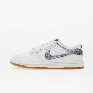 Nike Dunk Low White/ Midnight Navy-Gym Red-Sail imagine