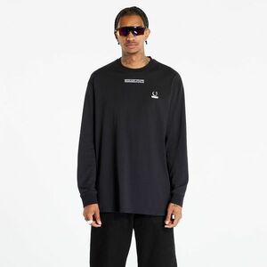 FRED PERRY x RAF SIMONS Embroidered Long Sleeve T-Shirt Black imagine