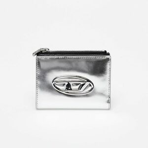 Diesel Bi-Fold Zip Wallet Silver imagine