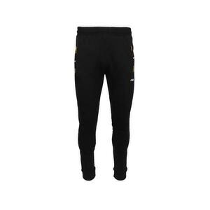 Pantaloni trening barbati Univers Fashion, culoare neagra, slim fit, 2 buzunare laterale si un buzunar la spate cu fermoare, M imagine