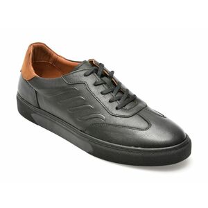 Pantofi GRYXX negri, 163506, din piele naturala imagine