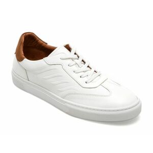 Pantofi GRYXX albi, 163506, din piele naturala imagine