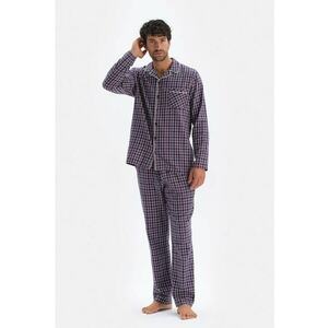 Pijama de bumbac in carouri imagine