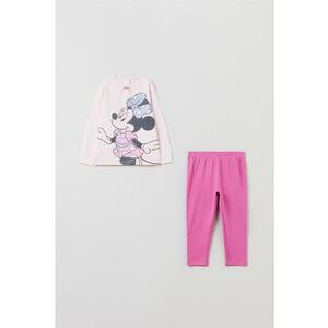Pijama fete Minnie Mouse roz imagine