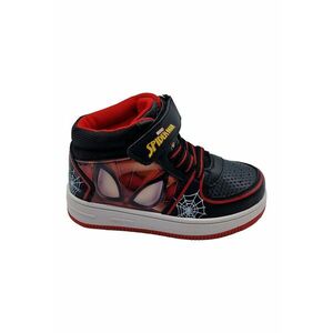 Pantofi sport mid-high de piele ecologica cu model Spiderman imagine